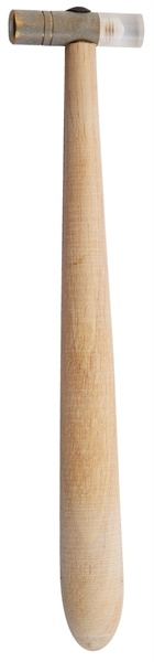 Uhrmacherhammer mit rundem Hammerkopf, Länge: 23 cm / Breite: 4 cm