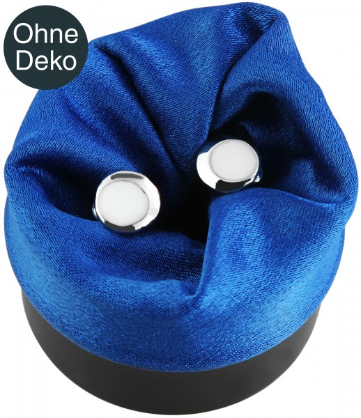 Ringbox mit Drehverschluss, blau (ohne Deko)