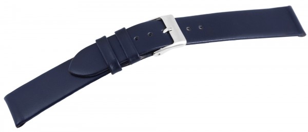Echt Leder Armband, dunkelblau, glatt, flach, Dornschließe UVP 14,95 €