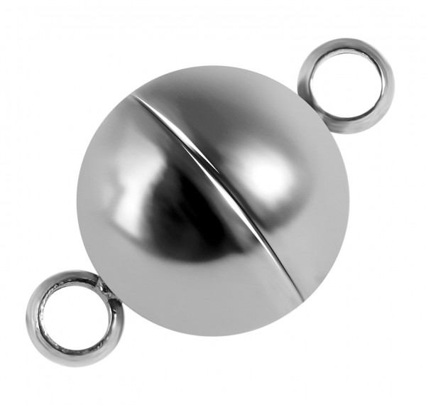 Magnetschließe rund, Edelstahl poliert, Durchmesser 6 -14 mm