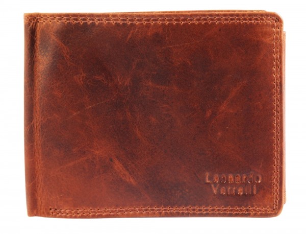 Leonardo Verrelli Herren Geldbörse aus Echtleder mit RFID-Schutz