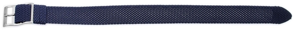 Textil-Uhrenarmband, dunkelblau, 14 mm