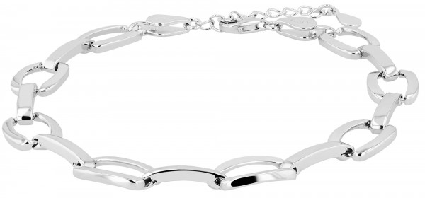 925/- Echt Silber Armband &quot;Giada&quot;, 18 + 3 cm, rhodiniert