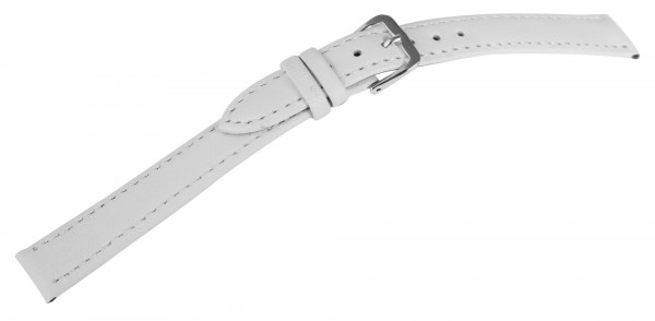 Echtleder-Uhrenarmbandset, XL, VE 6, weiß, 10 - 24 mm