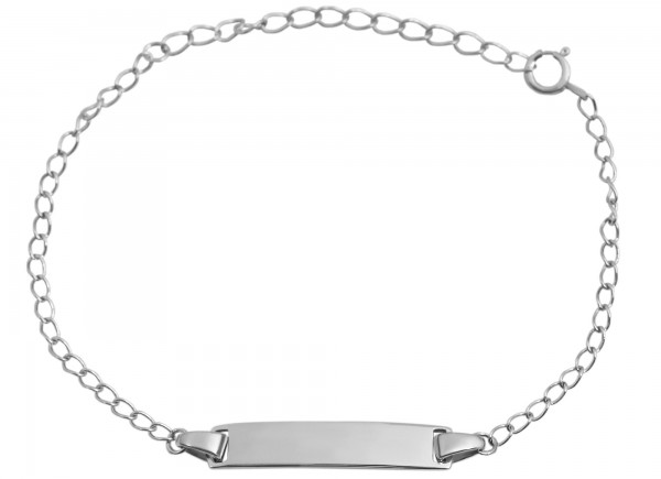 925 Silber Armband, 13+4cm, 925/rhodiniert, 1,6g