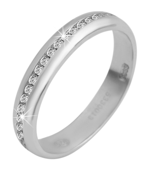 925 Silber Ring, 925/rhodiniert, 2,6g